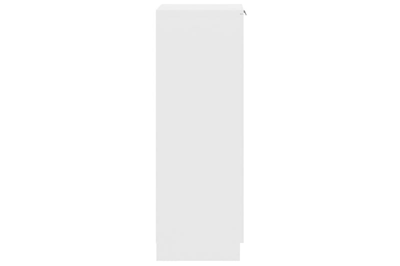 beBasic Skoskap hvit 30x35x100 cm konstruert tre - Hvit - Oppbevaring - Skooppbevaring - Skoskap