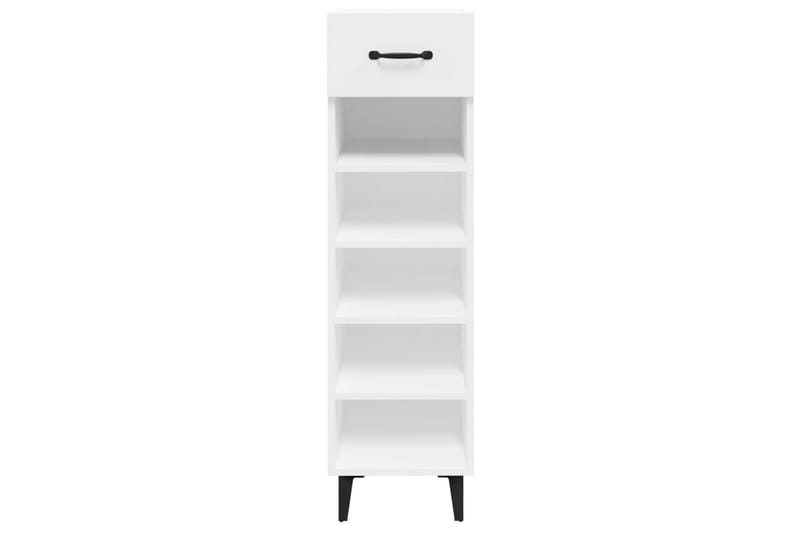 beBasic Skoskap hvit 30x35x105 cm konstruert tre - Hvit - Oppbevaring - Skooppbevaring - Skoskap