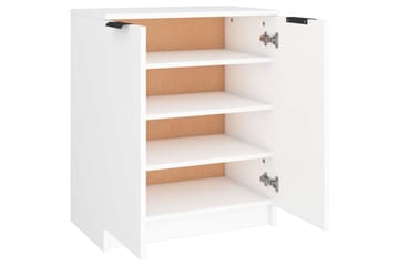 beBasic Skoskap hvit 59x35x70 cm konstruert tre - Hvit - Oppbevaring - Skooppbevaring - Skoskap