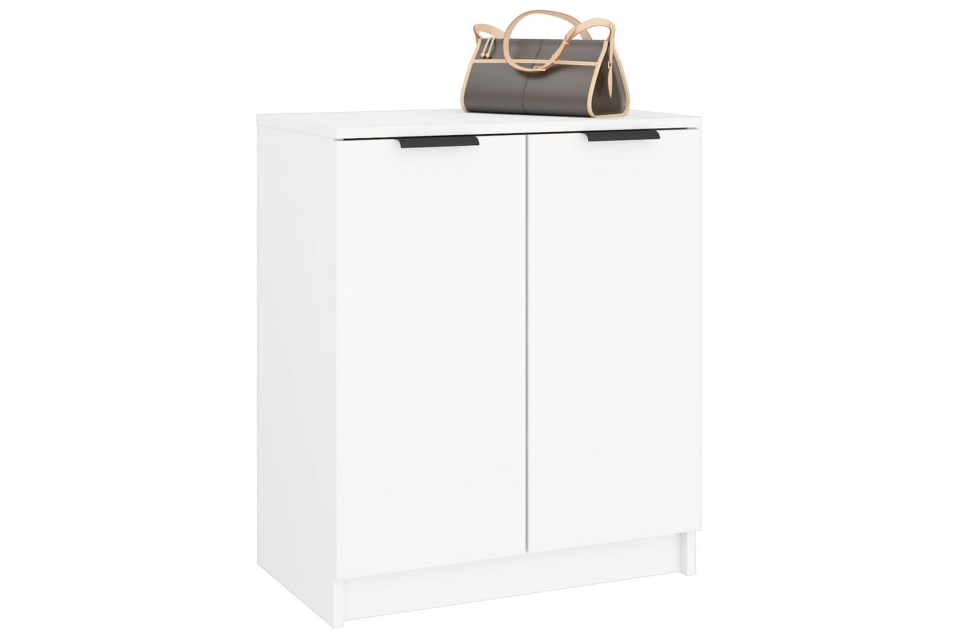 beBasic Skoskap hvit 59x35x70 cm konstruert tre - Hvit - Oppbevaring - Skooppbevaring - Skoskap