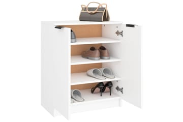 beBasic Skoskap hvit 59x35x70 cm konstruert tre - Hvit - Oppbevaring - Skooppbevaring - Skoskap