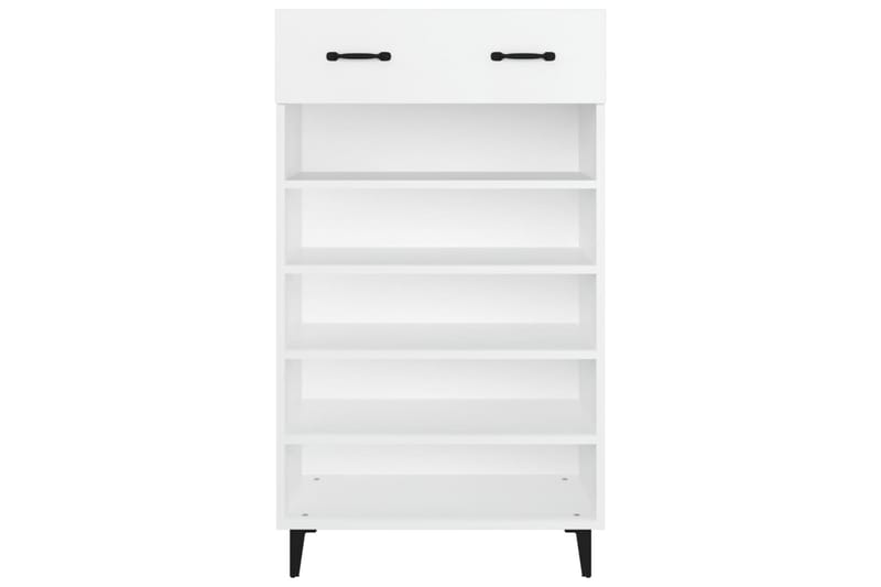 beBasic Skoskap hvit 60x35x105 cm konstruert tre - Hvit - Oppbevaring - Skooppbevaring - Skoskap