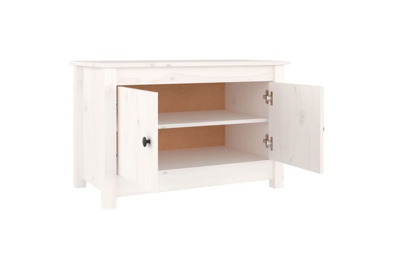 beBasic Skoskap hvit 70x38x45,5 cm heltre furu - Hvit - Oppbevaring - Skooppbevaring - Skoskap