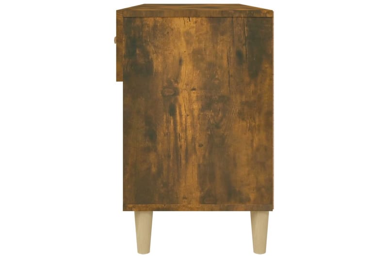 beBasic Skoskap røkt eik 102x35x55 cm konstruert tre - Brun - Oppbevaring - Skooppbevaring