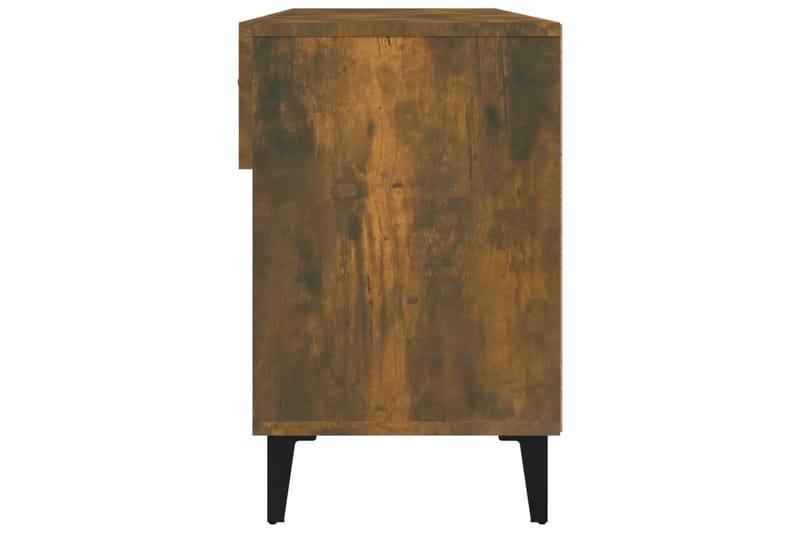 beBasic Skoskap røkt eik 102x35x55 cm konstruert tre - Brun - Oppbevaring - Skooppbevaring - Skoskap