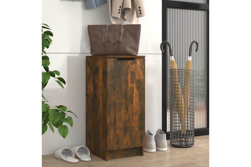 beBasic Skoskap røkt eik 30x35x70 cm konstruert tre - Brun - Oppbevaring - Skooppbevaring