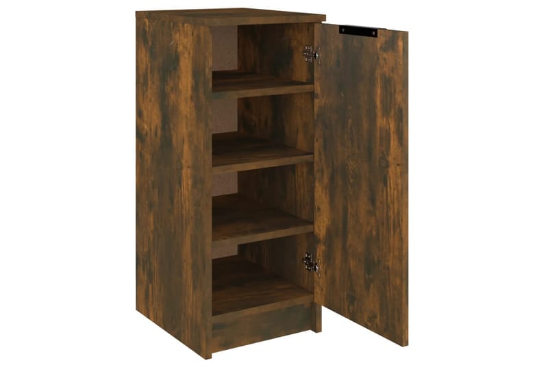 beBasic Skoskap røkt eik 30x35x70 cm konstruert tre - Brun - Oppbevaring - Skooppbevaring