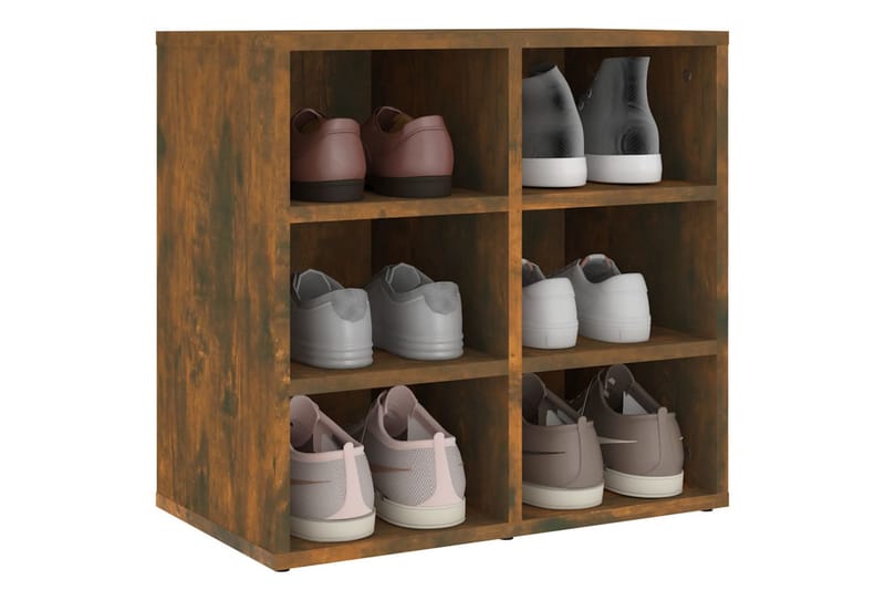 beBasic Skoskap røkt eik 52,5x30x50 cm - Brun - Oppbevaring - Skooppbevaring - Skoskap