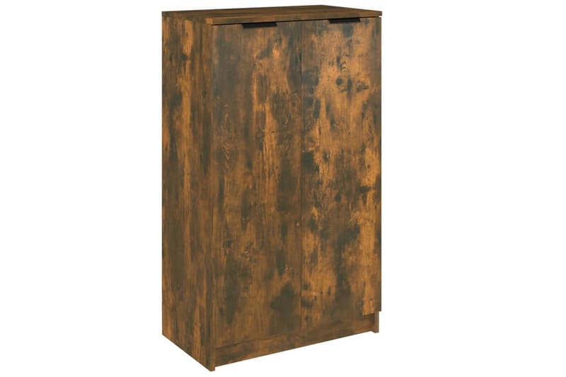 beBasic Skoskap røkt eik 59x35x100 cm konstruert tre - Brun - Oppbevaring - Skooppbevaring - Skoskap