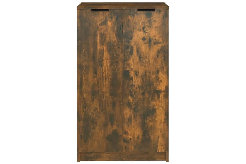 beBasic Skoskap røkt eik 59x35x100 cm konstruert tre - Brun - Oppbevaring - Skooppbevaring - Skoskap