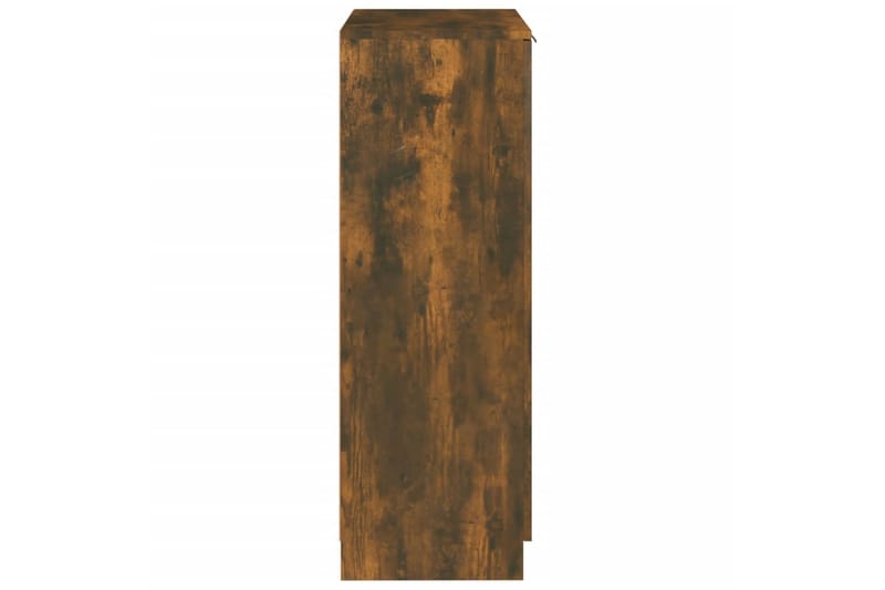 beBasic Skoskap røkt eik 59x35x100 cm konstruert tre - Brun - Oppbevaring - Skooppbevaring - Skoskap