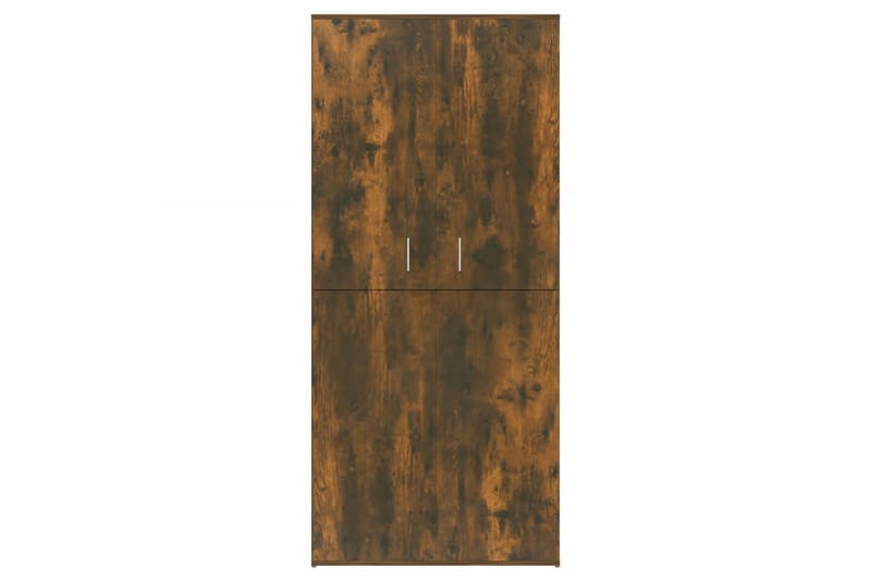 beBasic Skoskap røkt eik 80x39x178 cm konstruert tre - Brun - Oppbevaring - Skooppbevaring
