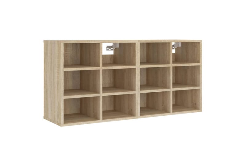 beBasic Skoskap sonoma eik 2 stk 52,5x30x50 cm - Brun - Oppbevaring - Skooppbevaring - Skoskap