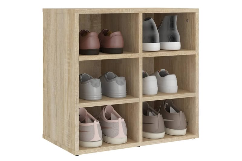 beBasic Skoskap sonoma eik 52,5x30x50 cm - Brun - Oppbevaring - Skooppbevaring - Skoskap