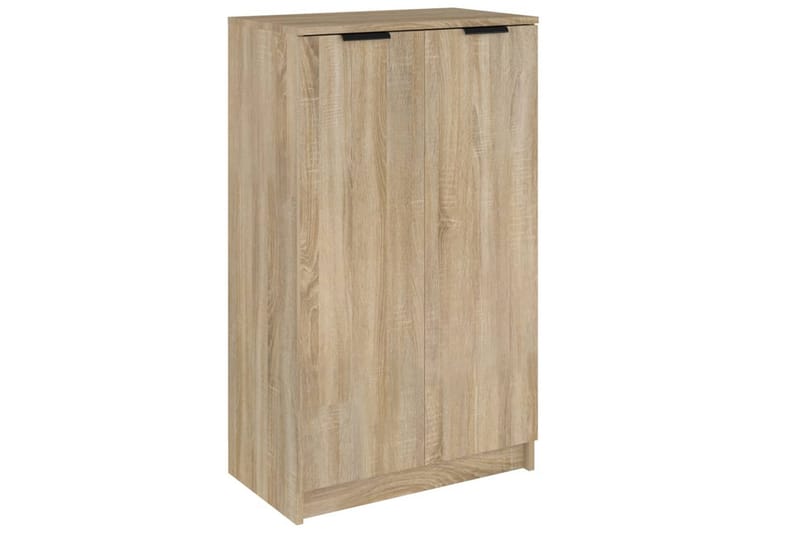 beBasic Skoskap sonoma eik 59x35x100 cm konstruert tre - Brun - Oppbevaring - Skooppbevaring - Skoskap