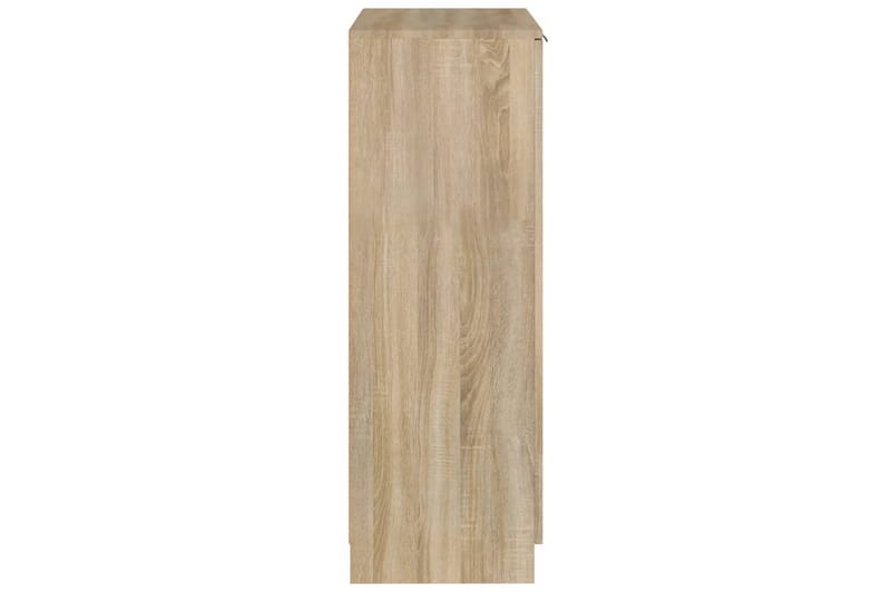 beBasic Skoskap sonoma eik 59x35x100 cm konstruert tre - Brun - Oppbevaring - Skooppbevaring - Skoskap