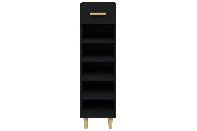 beBasic Skoskap svart 30x35x105 cm konstruert tre - Svart - Oppbevaring - Skooppbevaring - Skoskap