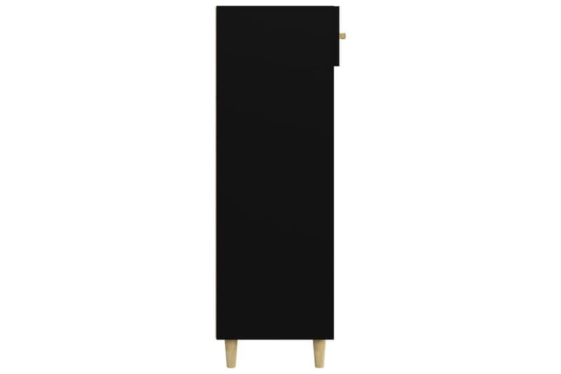 beBasic Skoskap svart 60x35x105 cm konstruert tre - Svart - Oppbevaring - Skooppbevaring - Skoskap