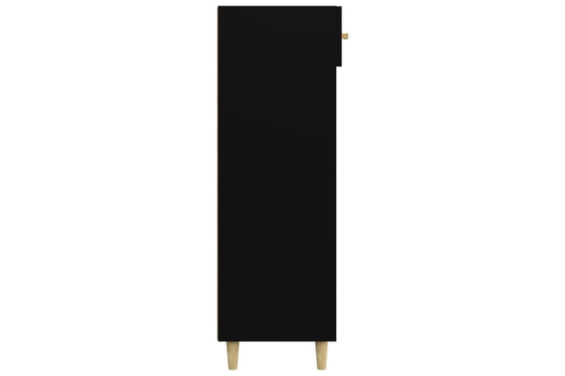 beBasic Skoskap svart 60x35x105 cm konstruert tre - Svart - Skoskap - Gangoppbevaring - Skooppbevaring