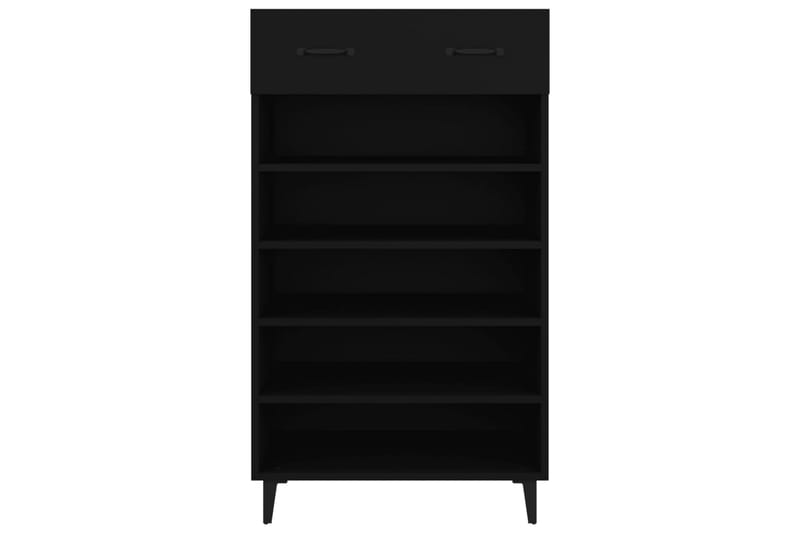beBasic Skoskap svart 60x35x105 cm konstruert tre - Svart - Oppbevaring - Skooppbevaring - Skoskap