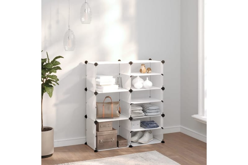 beBasic Skostativ gjennomsiktig 84x31,5x93 cm PP - Gjennomsiktig - Oppbevaring - Skooppbevaring