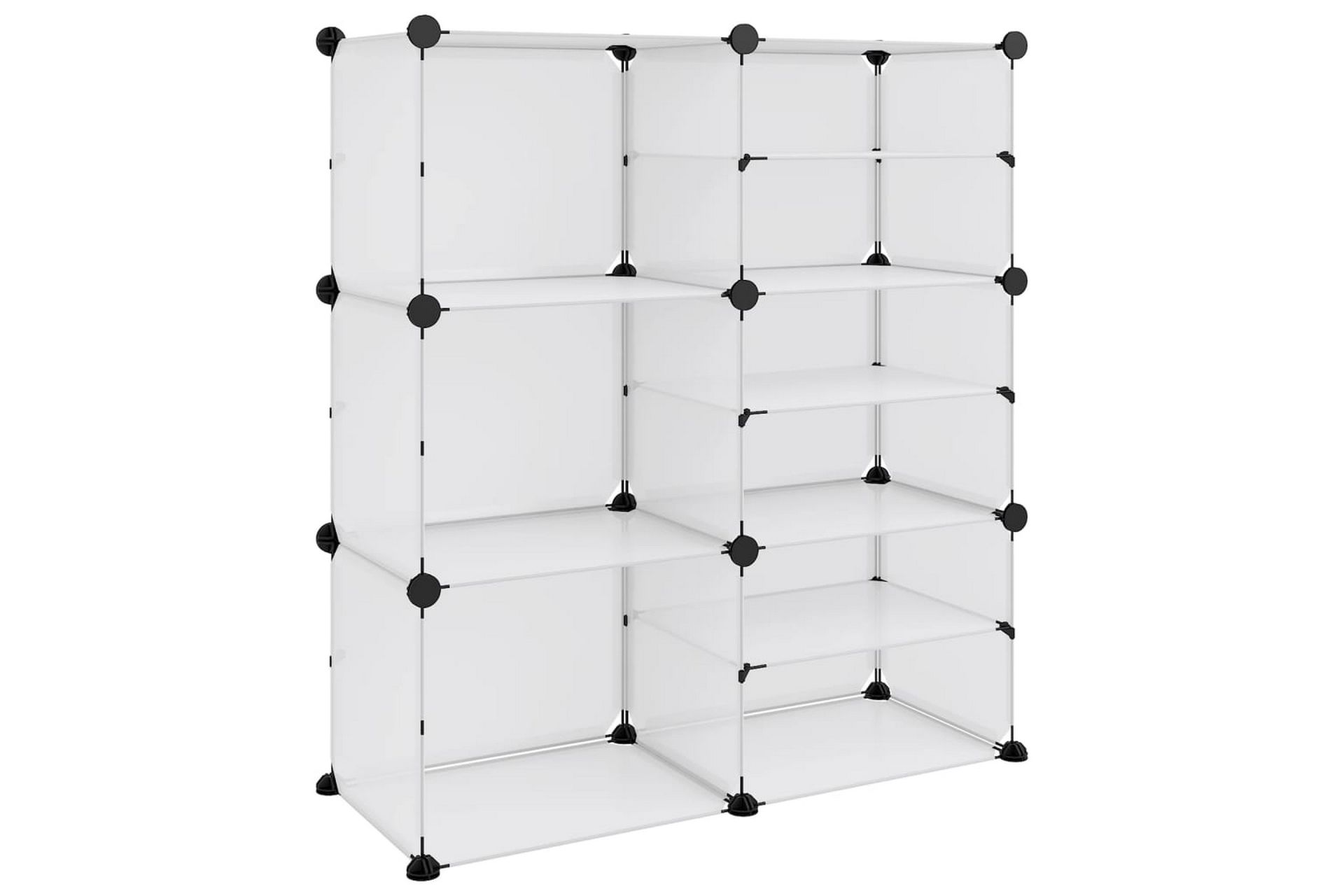 beBasic Skostativ gjennomsiktig 84x31,5x93 cm PP - Gjennomsiktig - Oppbevaring - Skooppbevaring