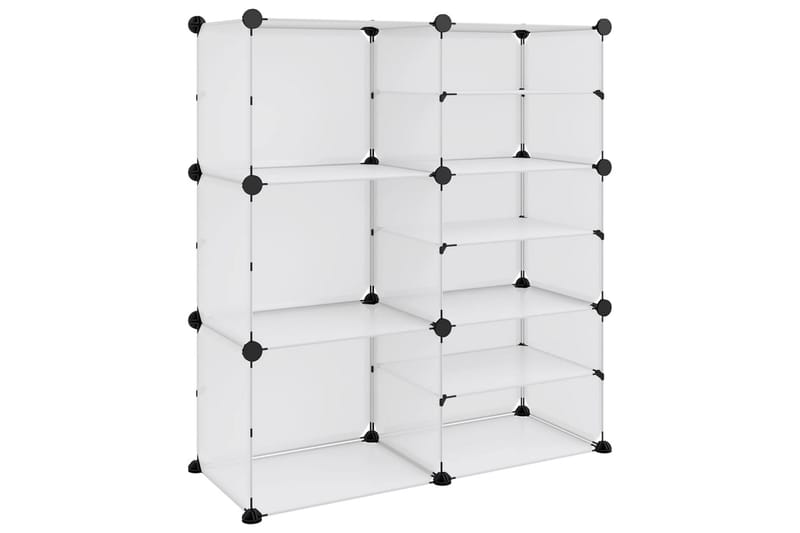 beBasic Skostativ gjennomsiktig 84x31,5x93 cm PP - Gjennomsiktig - Oppbevaring - Skooppbevaring