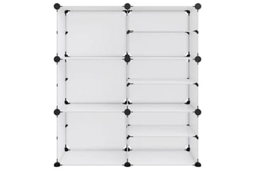 beBasic Skostativ gjennomsiktig 84x31,5x93 cm PP - Gjennomsiktig - Oppbevaring - Skooppbevaring