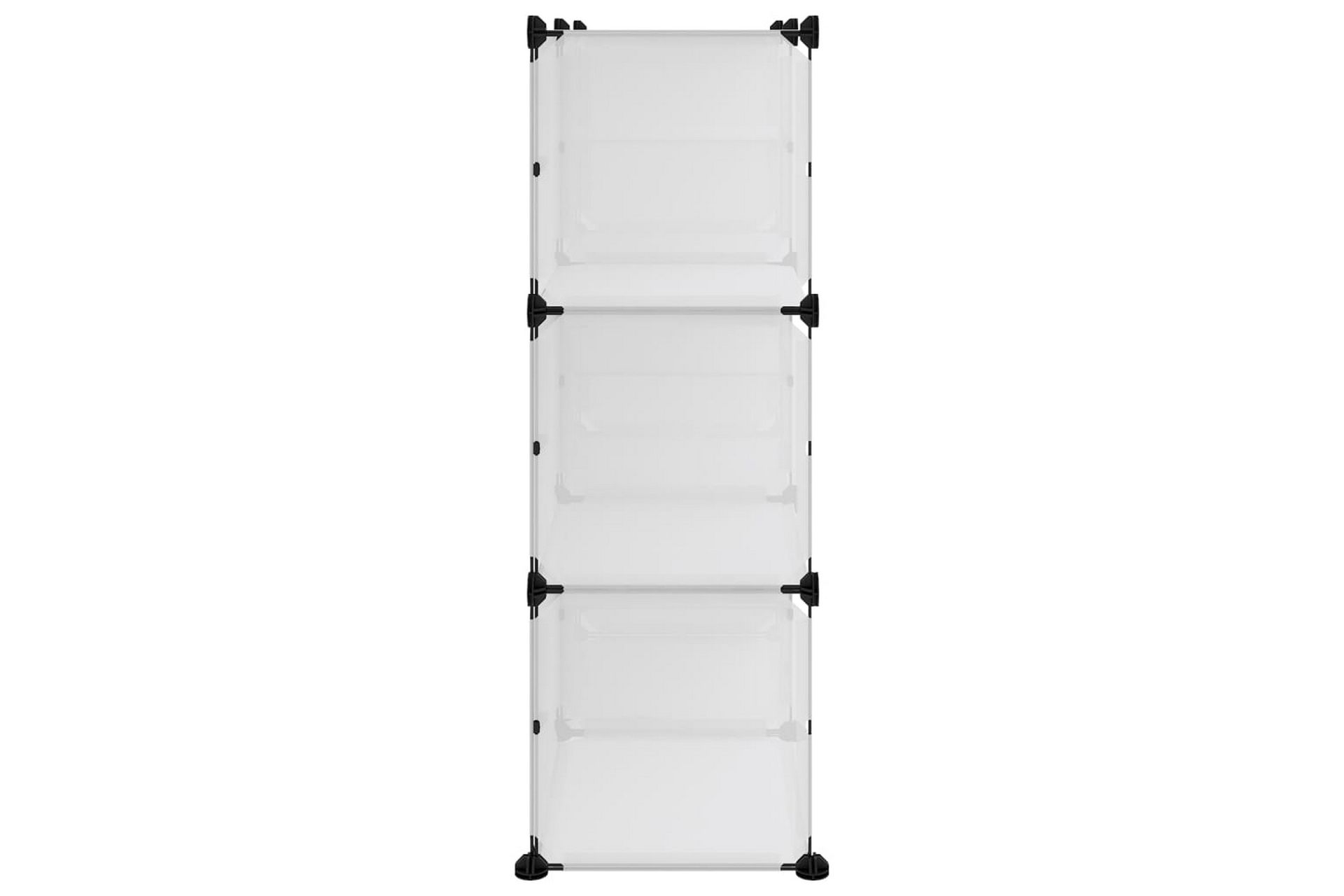 beBasic Skostativ gjennomsiktig 84x31,5x93 cm PP - Gjennomsiktig - Oppbevaring - Skooppbevaring