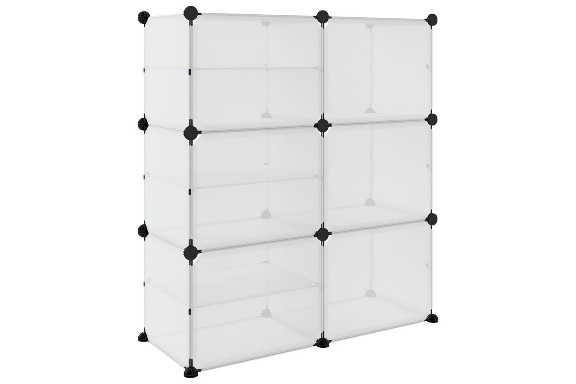 beBasic Skostativ gjennomsiktig 84x31,5x93 cm PP - Gjennomsiktig - Oppbevaring - Skooppbevaring