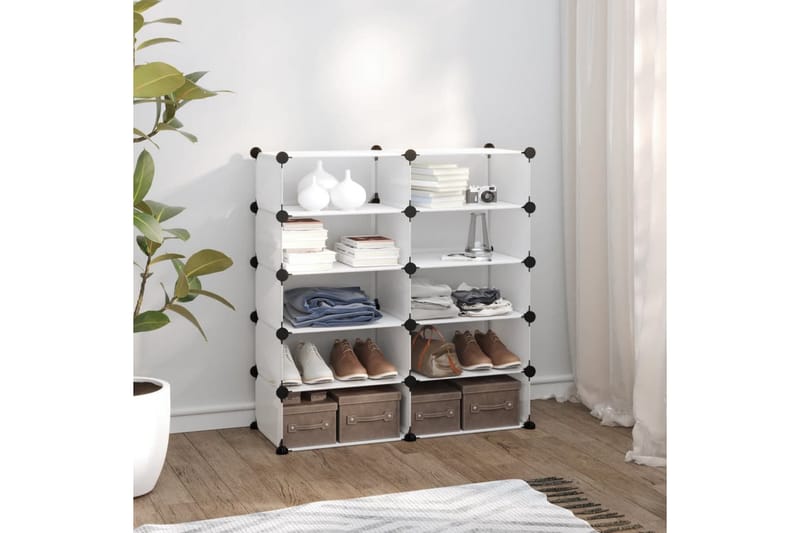 beBasic Skostativ gjennomsiktig 84x32x88,5 cm PP - Gjennomsiktig - Oppbevaring - Skooppbevaring