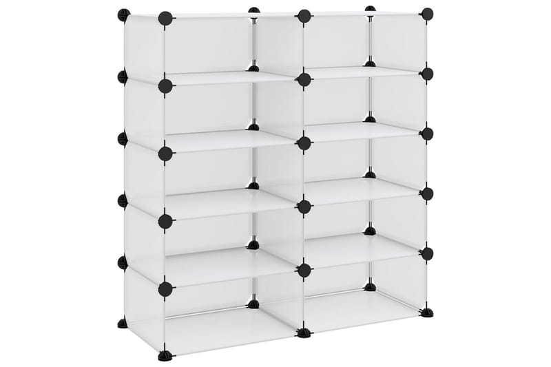 beBasic Skostativ gjennomsiktig 84x32x88,5 cm PP - Gjennomsiktig - Oppbevaring - Skooppbevaring