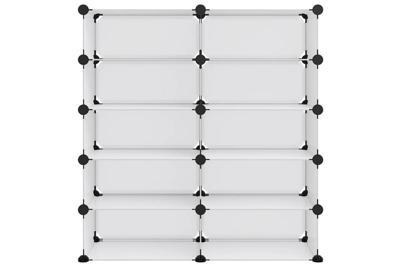 beBasic Skostativ gjennomsiktig 84x32x88,5 cm PP - Gjennomsiktig - Oppbevaring - Skooppbevaring