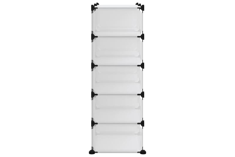 beBasic Skostativ gjennomsiktig 84x32x88,5 cm PP - Gjennomsiktig - Oppbevaring - Skooppbevaring