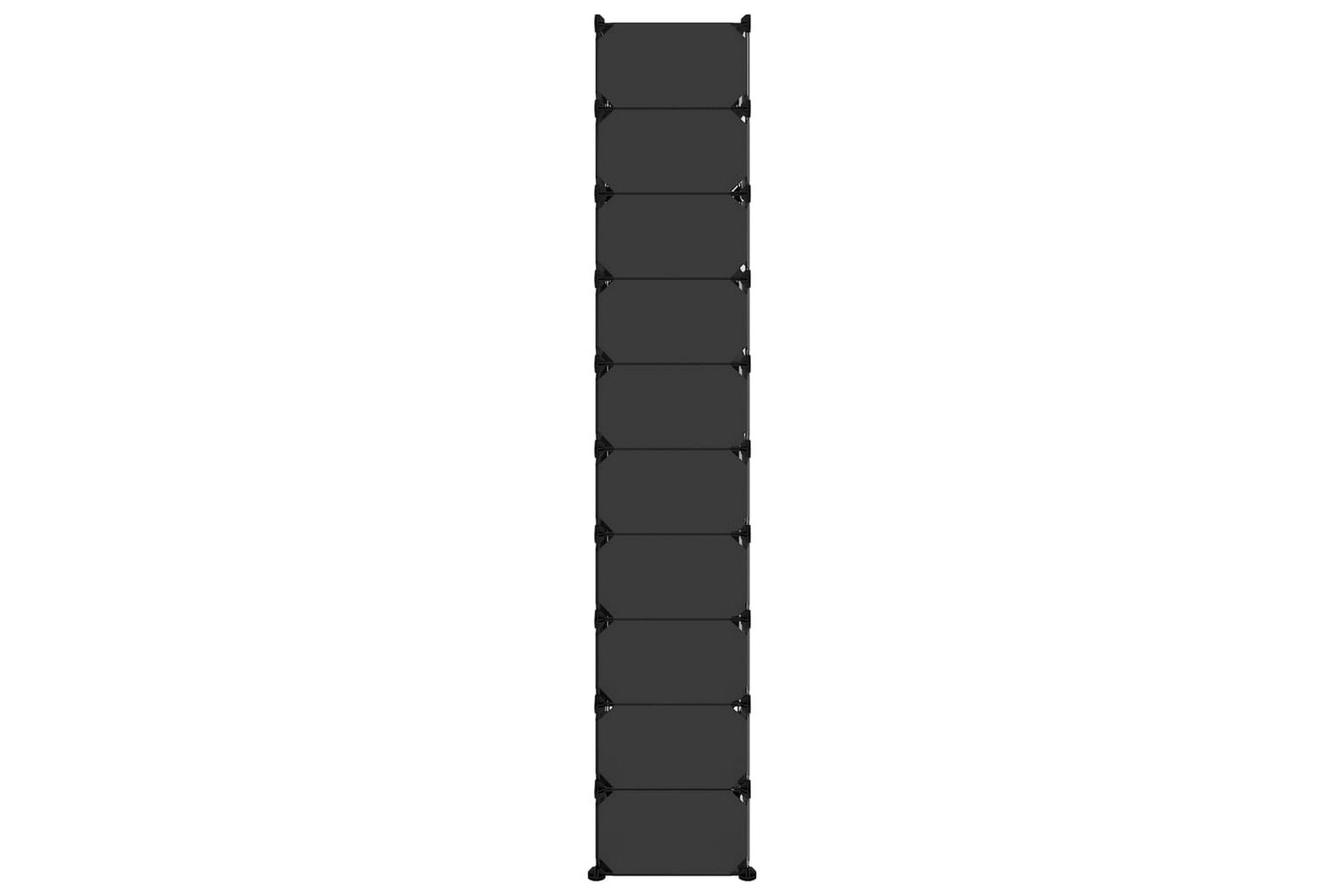 beBasic Skostativ svart 44x32x174 cm PP - Svart - Oppbevaring - Skooppbevaring