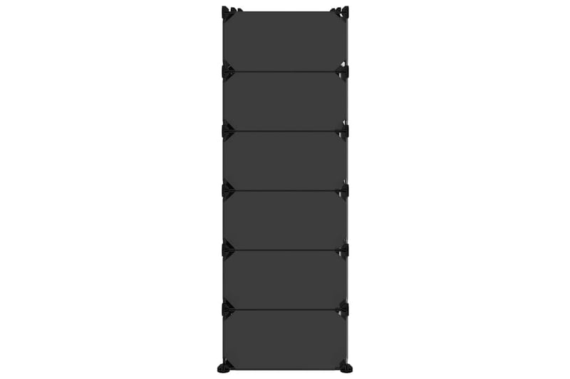 beBasic Skostativ svart 94,5x36,5x106 cm PP - Svart - Oppbevaring - Skooppbevaring