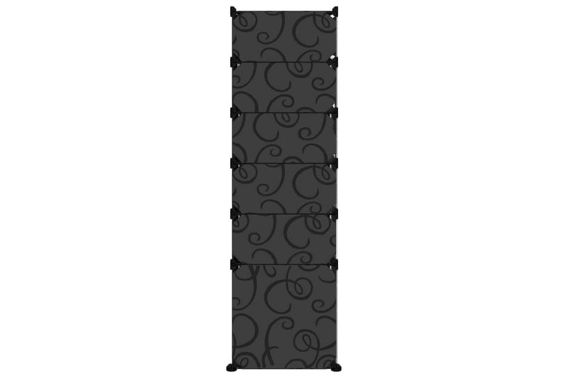 beBasic Skostativ svart 94x37x125 cm PP - Svart - Oppbevaring - Skooppbevaring