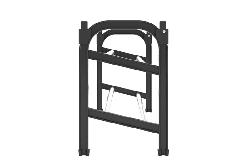 beBasic Uttrekkbart skostativ med 2 hyller 119x24x37 cm - Svart - Oppbevaring - Skooppbevaring