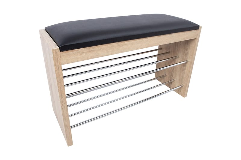 Beno Skohylle 79,5x30x50 cm Lysebrun - Oppbevaring - Skooppbevaring