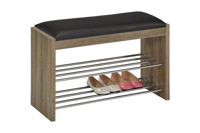 Beno Skohylle 79,5x30x50 cm Mørkebrun, undefined