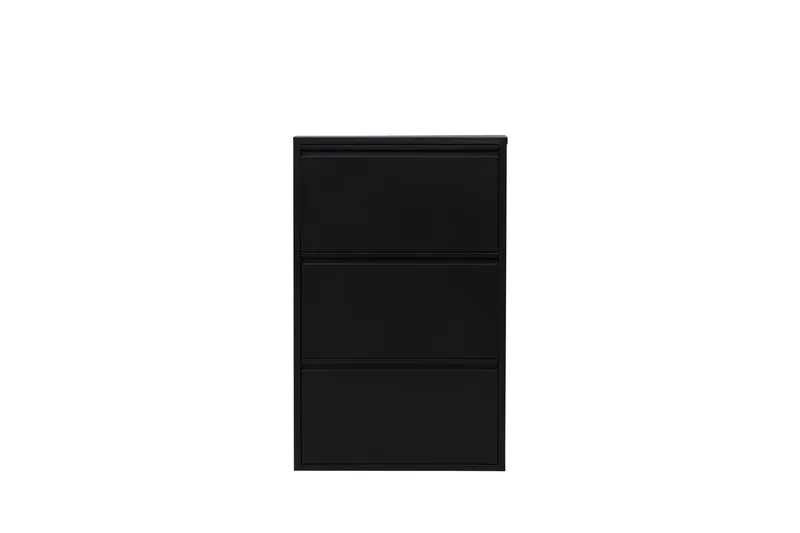 Bonito Skoskap 60x15 cm - Svart - Oppbevaring - Skooppbevaring - Skoskap