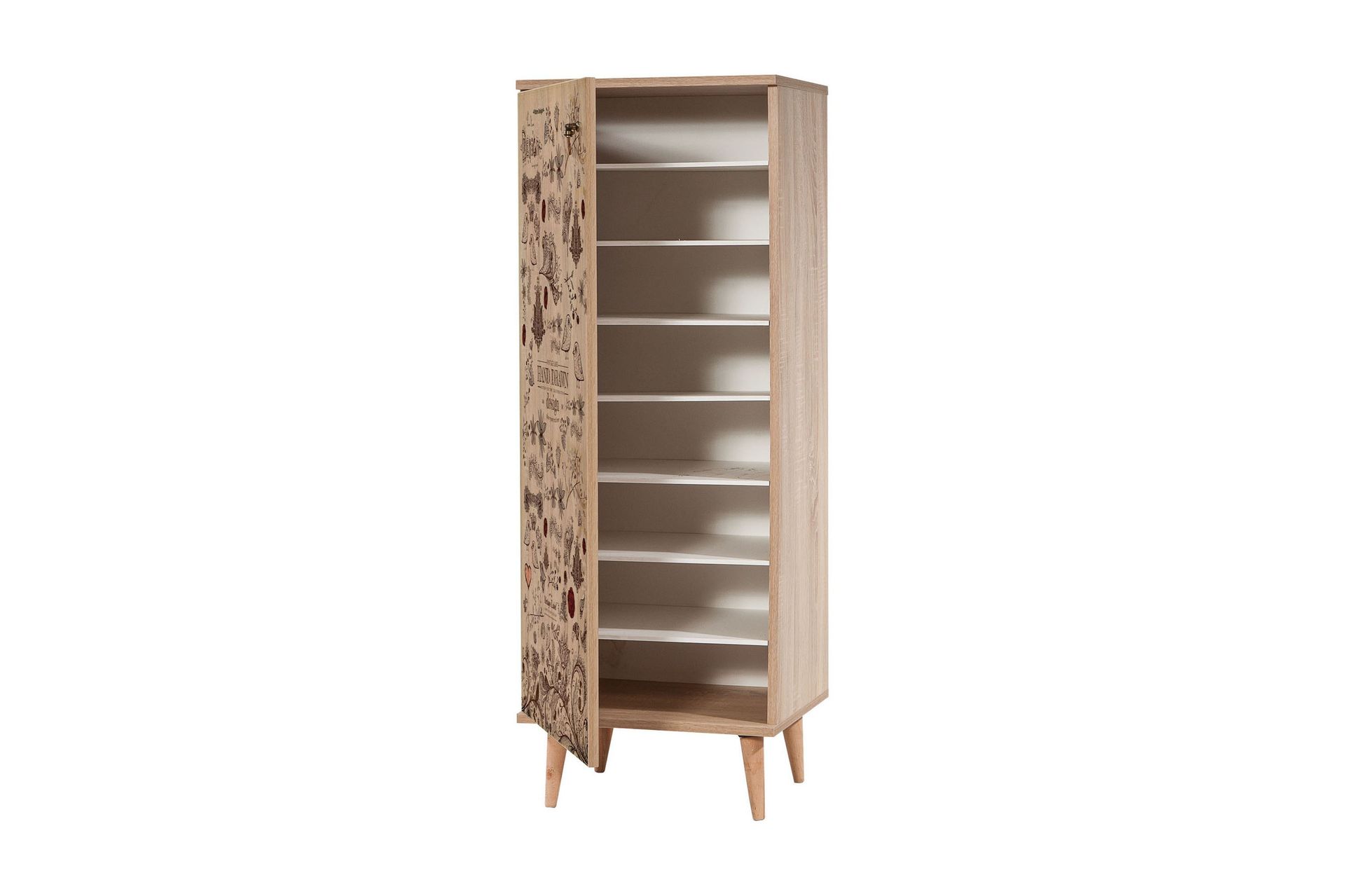 Brokind Skoskap 50 cm - Brun - Oppbevaring - Skooppbevaring - Skoskap