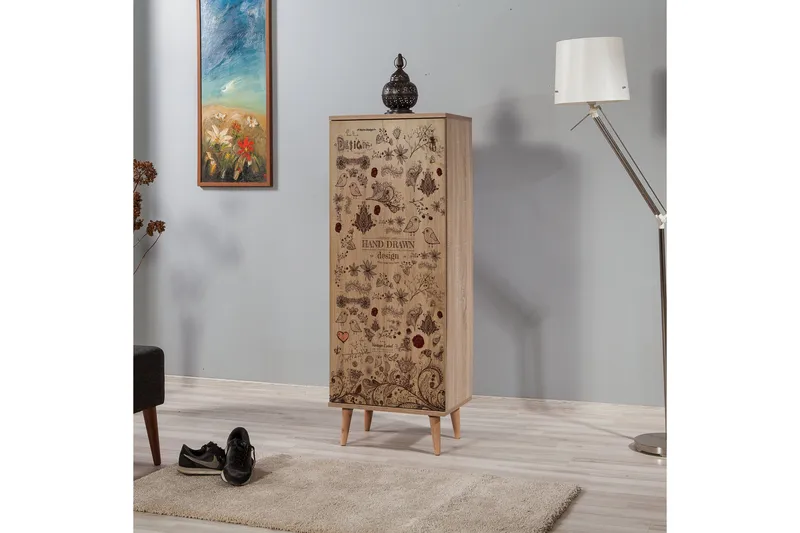 Brokind Skoskap 50 cm - Brun - Oppbevaring - Skooppbevaring - Skoskap