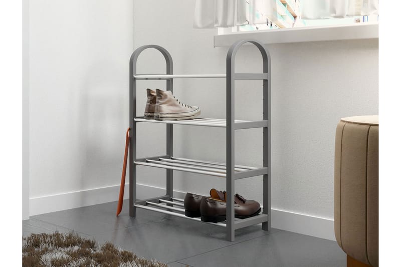 Cencja Skohylle 50x65x15 cm - Grå - Oppbevaring - Skooppbevaring