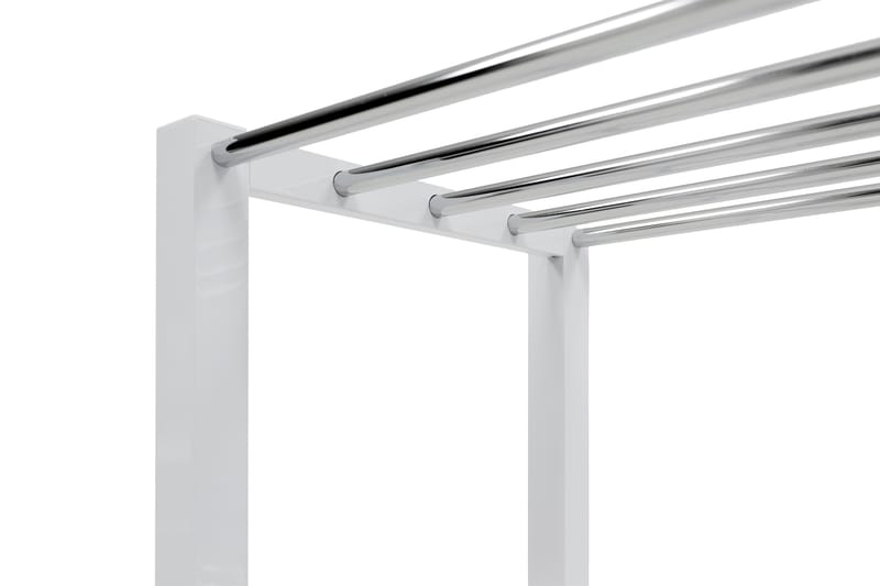Consel Skostativ 78 cm - Hvit/Krom - Oppbevaring - Skooppbevaring