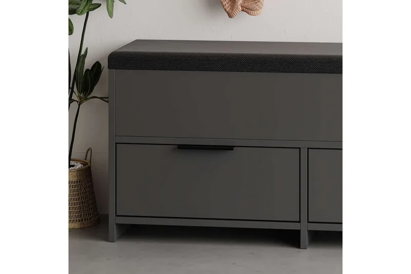 Cove Skoskap 106 cm - Antrasitt - Oppbevaring - Skooppbevaring