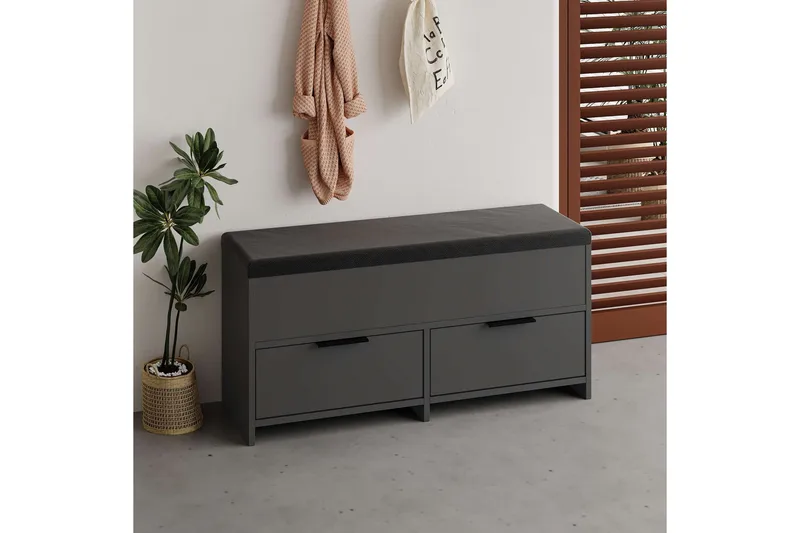 Cove Skoskap 106 cm - Antrasitt - Oppbevaring - Skooppbevaring