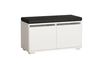 Drago Skoskap 80 cm - Hvit - Oppbevaring - Skooppbevaring