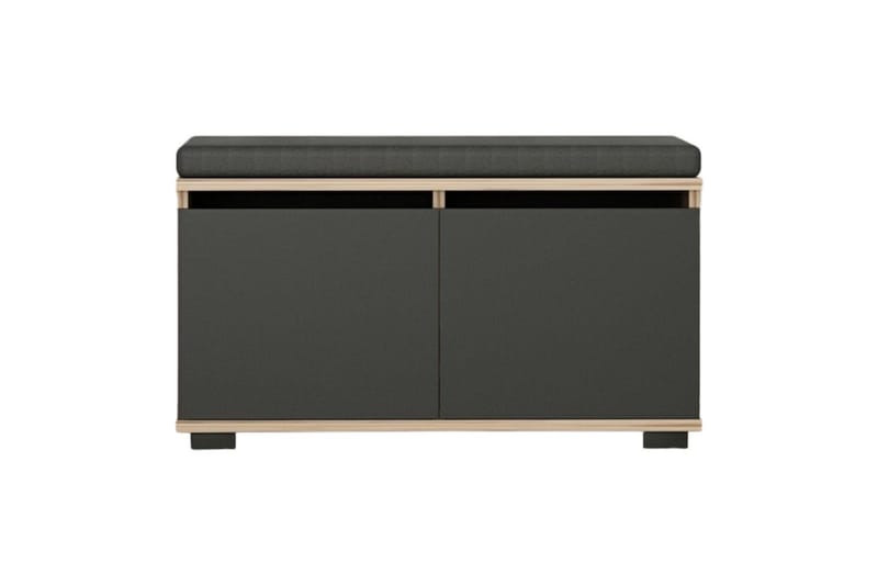 Drago Skoskap 80 cm - Valnøtt/Svart - Oppbevaring - Skooppbevaring - Skoskap