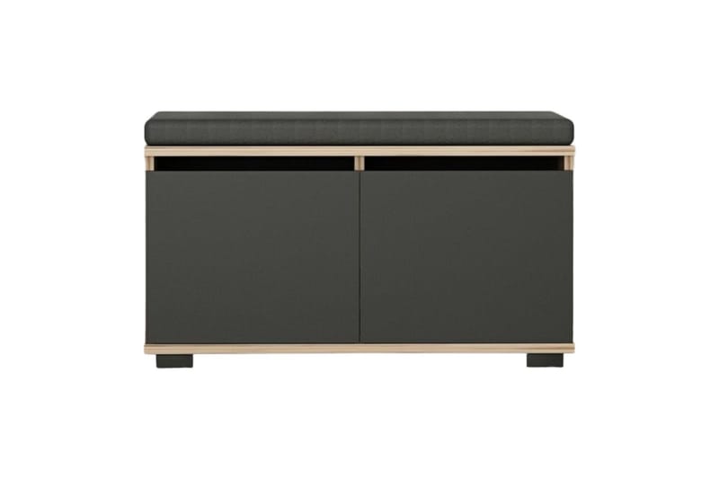 Drago Skoskap 80 cm - Valnøtt/Svart - Oppbevaring - Skooppbevaring - Skoskap